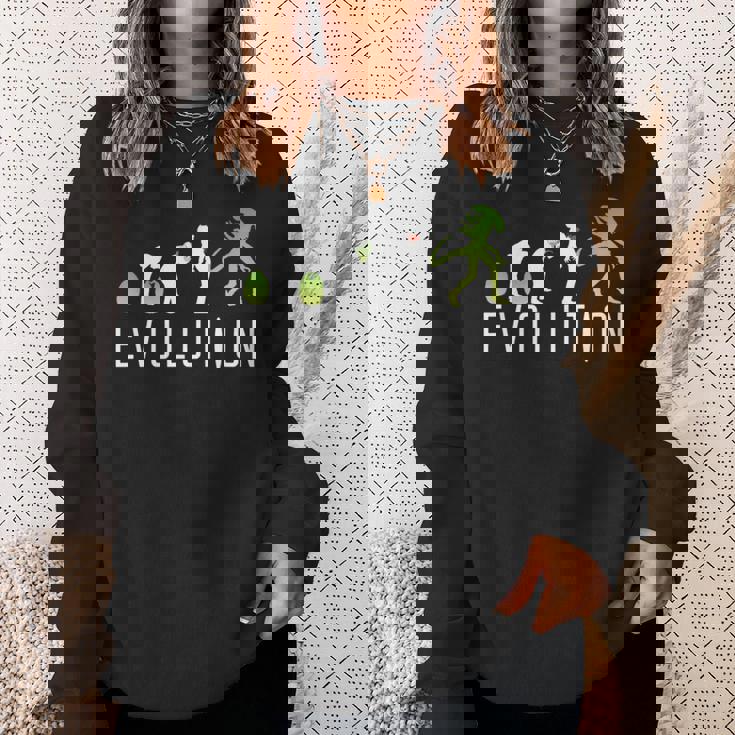 マン・エイリアンの進化 スウェットシャツ 彼女への贈り物