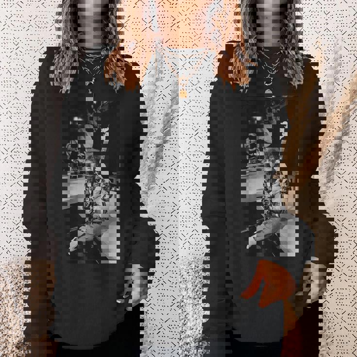 マーク・ボラン・T・レックス・オン・セット・ロック・オン・ウィズ45のテレビ番組1975 スウェットシャツ 彼女への贈り物