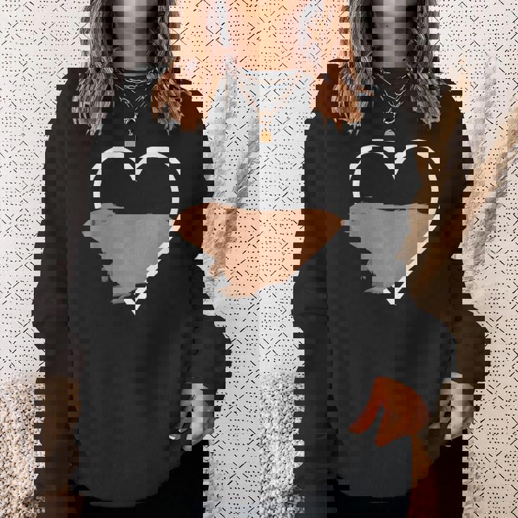 マーモット ハート マーモット アニマル ズークピーパー スウェットシャツ 彼女への贈り物