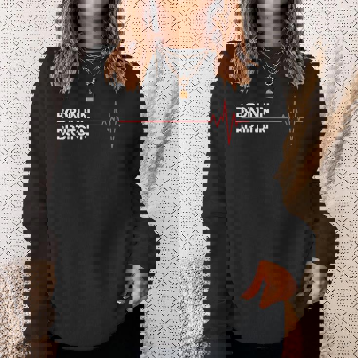 ミシガン州バートン州 出産 地 故郷 スウェットシャツ 彼女への贈り物