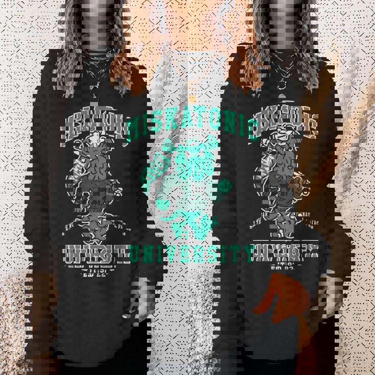 ミスカトニック大学 クトゥルフ 不気味なかわいいモンスター スウェットシャツ 彼女への贈り物