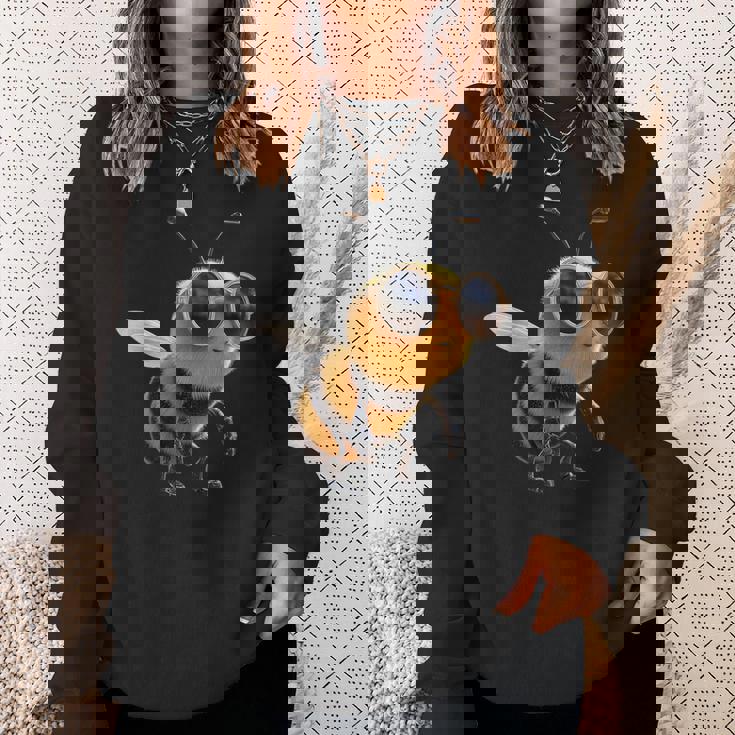 ミツバチのモチーフ養蜂家養蜂家ミツバチお父さん甘い蜂 スウェットシャツ 彼女への贈り物