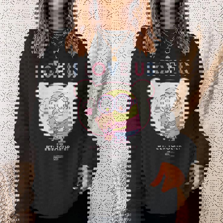 ミニオンズのボブとティム・ベター・トゥギャザー スウェットシャツ 彼女への贈り物