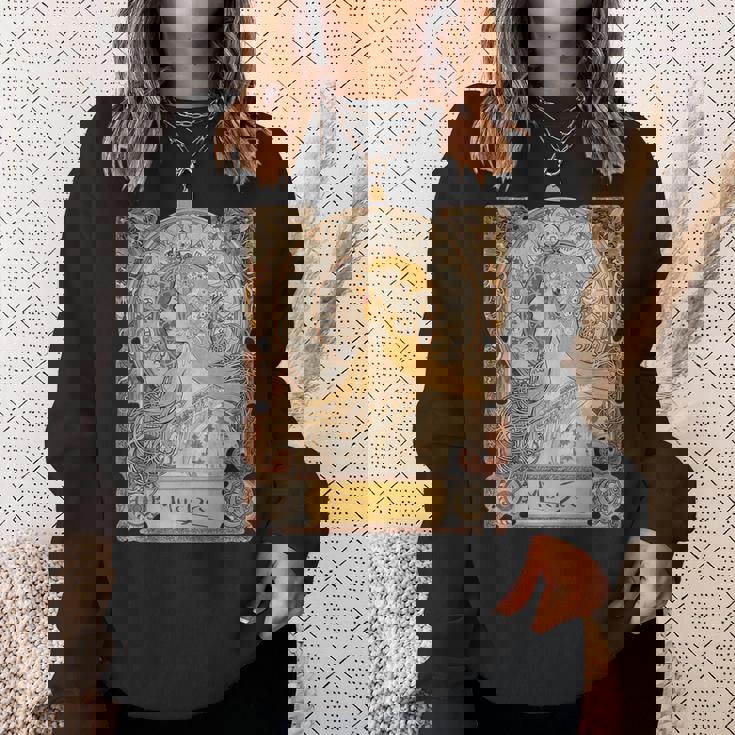 ミュシャラプリュムゾディアックレディアールヌーボー スウェットシャツ 彼女への贈り物