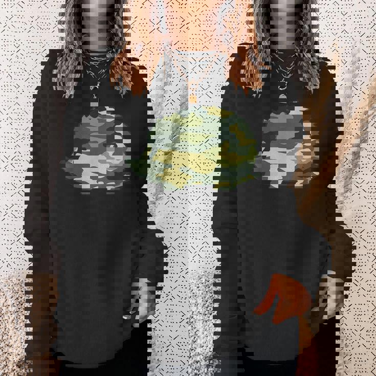 ミリタリー ハリネズミ 迷彩柄 メンズ プリント Us Rodenteteran ギフト スウェットシャツ 彼女への贈り物