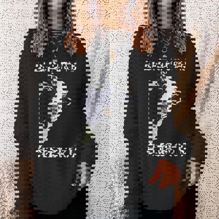 ムシャムシャしてやった今は反芻している ギャグ オヤジギャグ ジョーク お笑い 牛 ジョーク ツッコミ ネタ おもしろ スウェットシャツ 彼女への贈り物