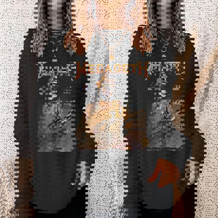 メガデス -O Faro Goodo What Nuclear スウェットシャツ 彼女への贈り物