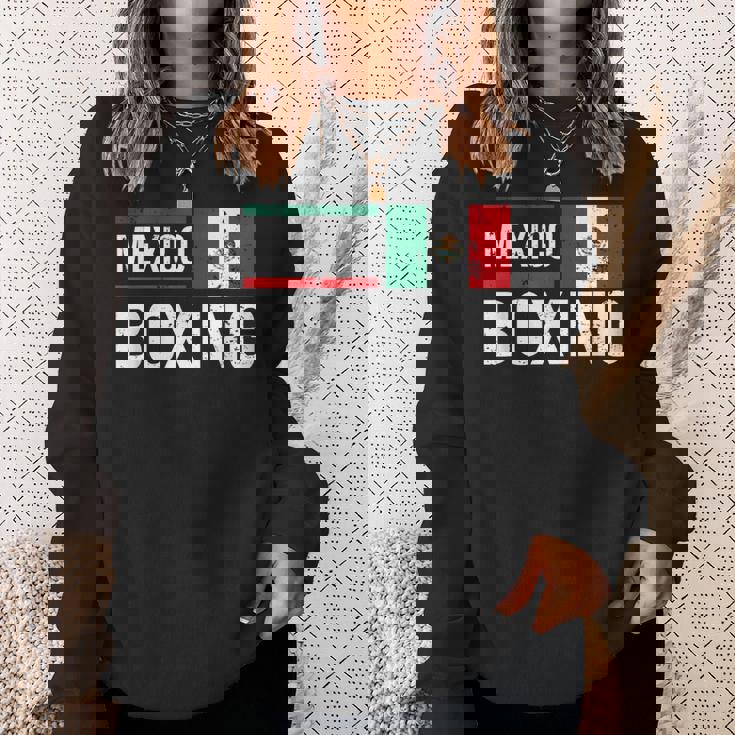 メキシコ ボクシング メキシコ国旗 ジム スパーリング アマチュアスポーツ スウェットシャツ 彼女への贈り物