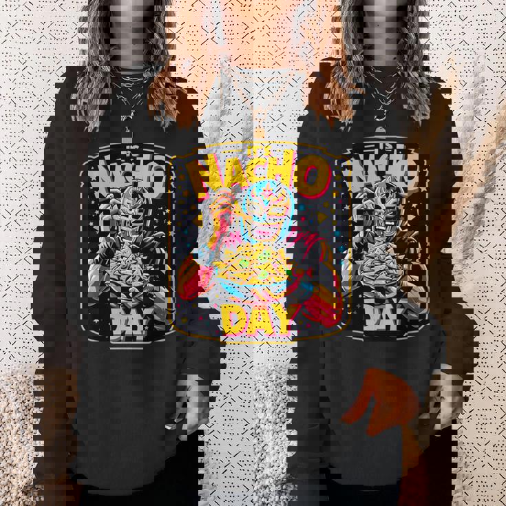 メキシコレスリング レスラー ルチャ・リブレ・ナチョ メキシコファイター スウェットシャツ 彼女への贈り物