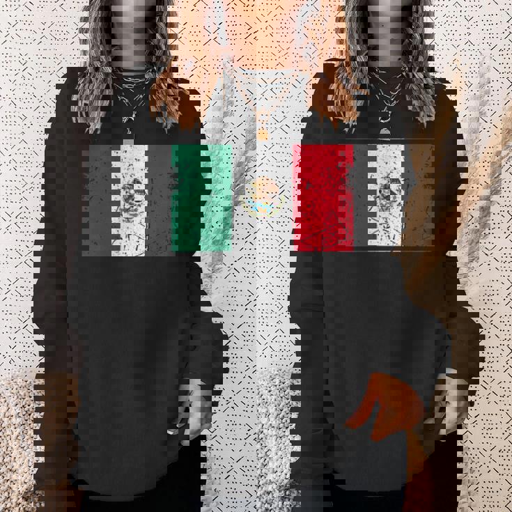 メキシコ国旗グラフィック メンズ レディース キッズ スウェットシャツ 彼女への贈り物