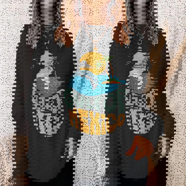 メキシコ湾 1550 レトロ ビーチ ゴルフォ・デ・メキシコ メンズ レディース スウェットシャツ 彼女への贈り物