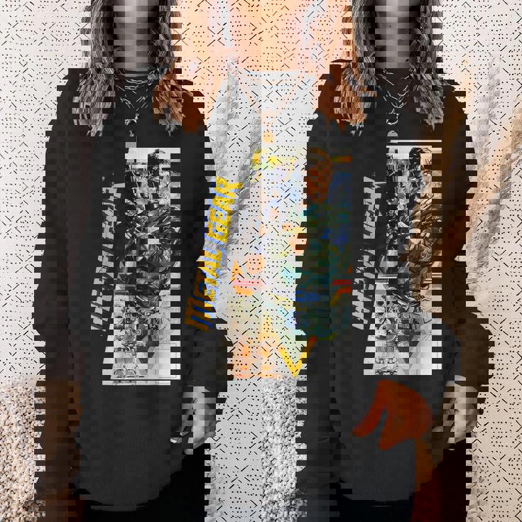 メタルギアボックス アート タクティカル スパイ活動 レトロゲーマー スウェットシャツ 彼女への贈り物