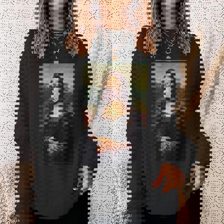 モナリザ チューインガム レオナルド・ダ・ヴィンチ スウェットシャツ 彼女への贈り物