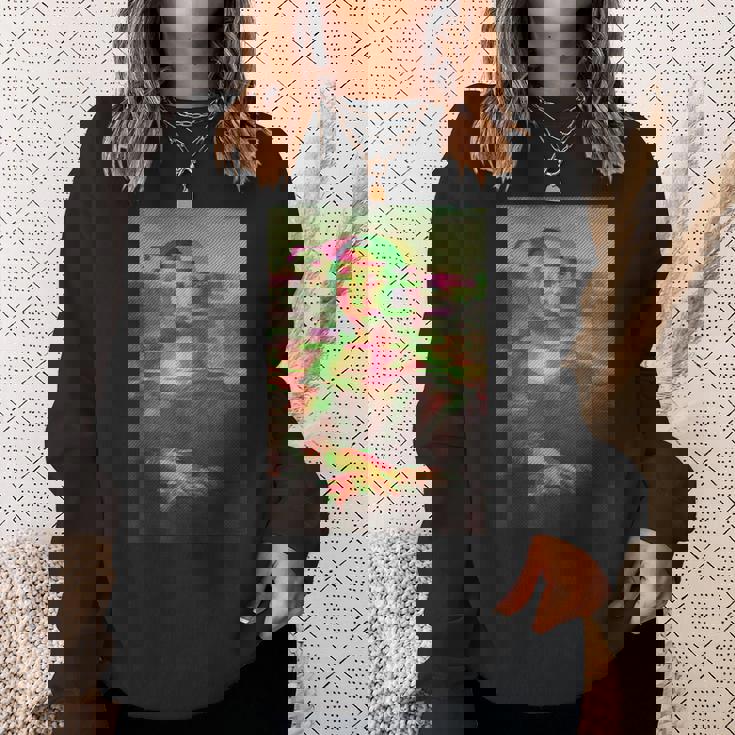 モナリザ有名な絵画アートワークレオナルドダヴィンチギフト Mona Lisa スウェットシャツ 彼女への贈り物