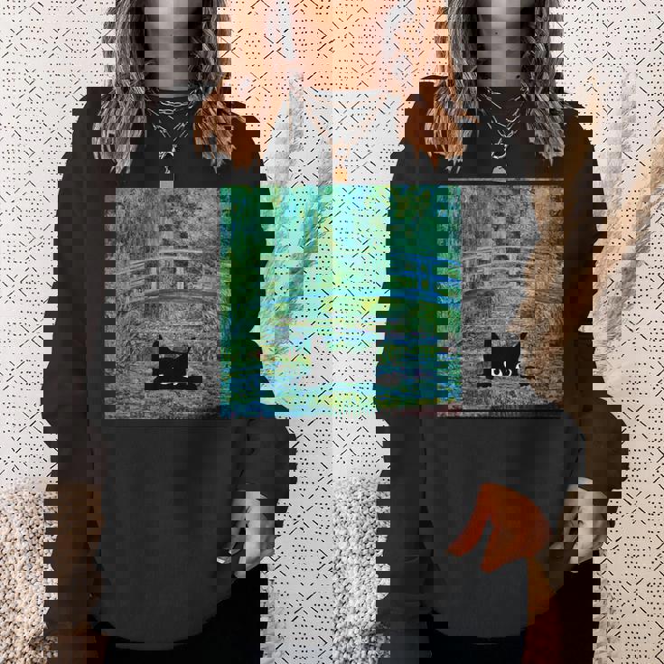 モネの睡蓮の池 スウェットシャツ 彼女への贈り物