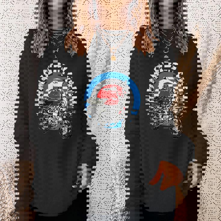 モンキーバイクピットクルーロゴ スウェットシャツ 彼女への贈り物