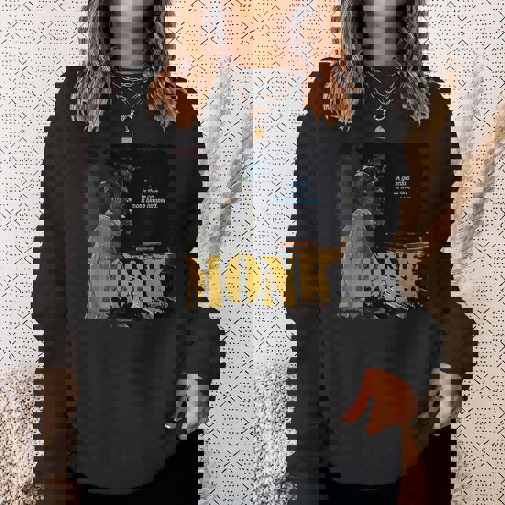 モンクジャズ 知恵 ピアニスト ミュージシャン スウェットシャツ 彼女への贈り物