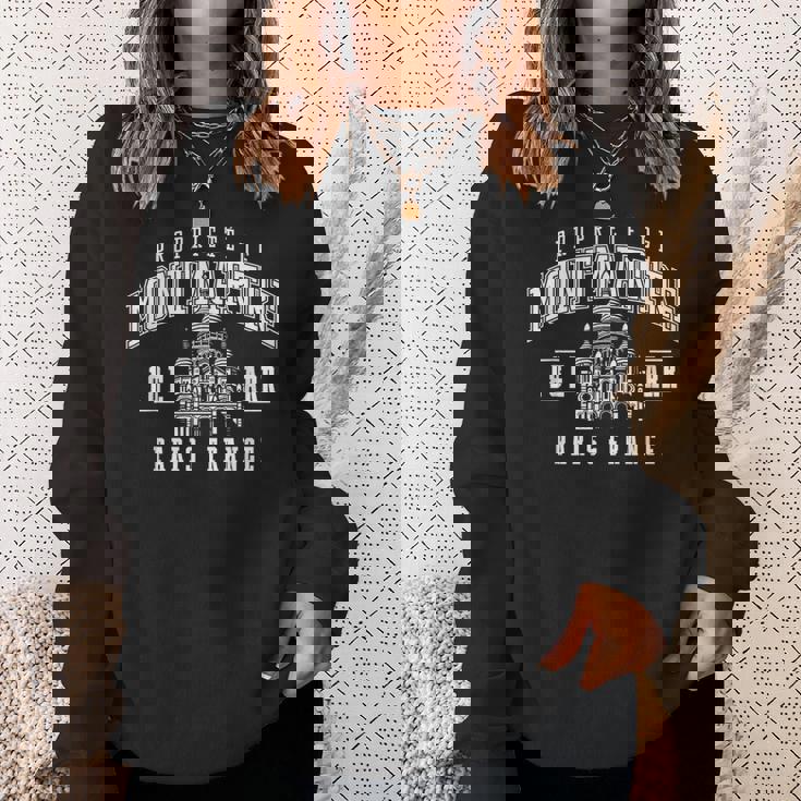 モンマルトル18区パリフランスの財産 スウェットシャツ 彼女への贈り物