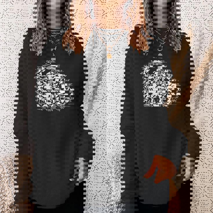 ヤッターマン おしおき三輪車a スウェットシャツ 彼女への贈り物