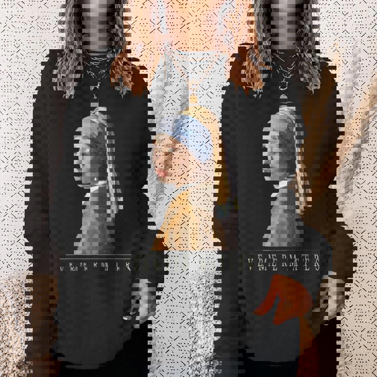 ヤン・フェルメール オランダの画家 真珠の耳飾りの少女 スウェットシャツ 彼女への贈り物