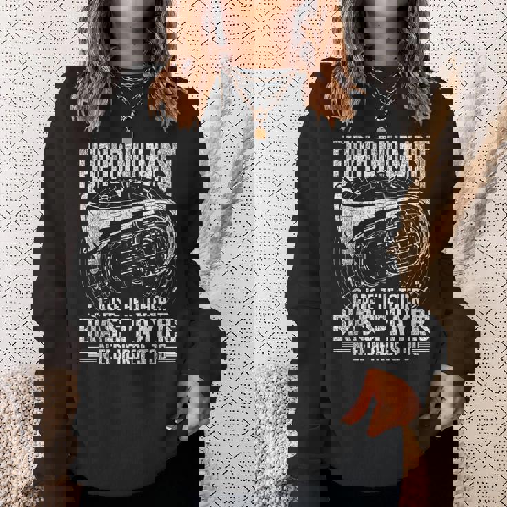 ユーフォニアム奏者 ユーフォニアム奏者 スウェットシャツ 彼女への贈り物