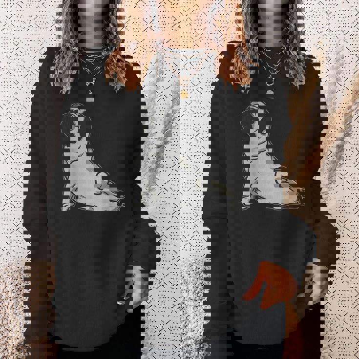 ヨガ パグ パグ スウェットシャツ 彼女への贈り物