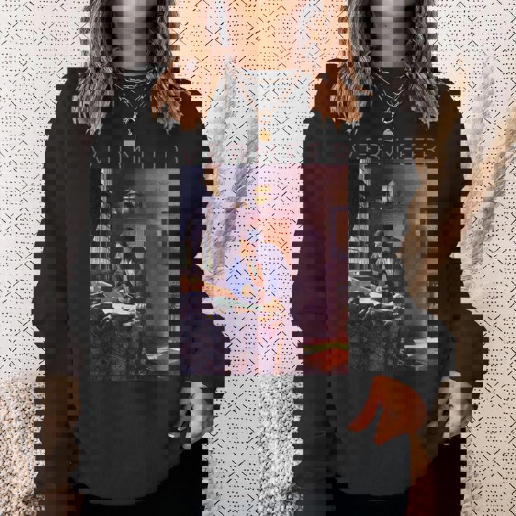 ヨハネス フェルメール 芸術家のための芸術 地理学者 スウェットシャツ 彼女への贈り物