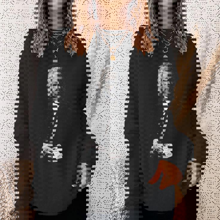 ヨハン・セバスティアン・バッハ 作曲家 ミュージシャン レトロ スウェットシャツ 彼女への贈り物