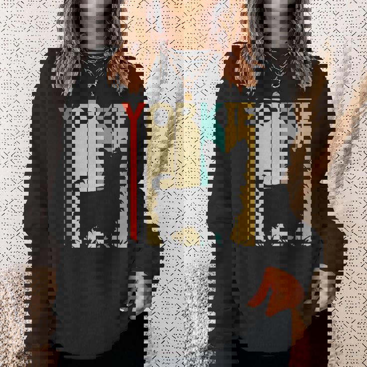 ヨークシャーテリア犬 スウェットシャツ 彼女への贈り物