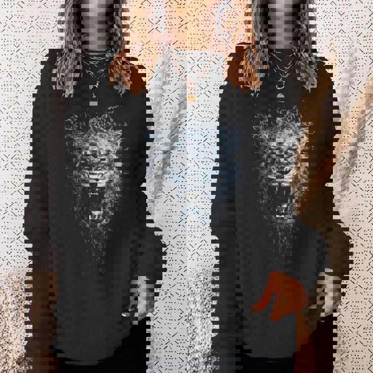 ライオンキング クリエイティブデザイン ウォーター強度 スウェットシャツ 彼女への贈り物