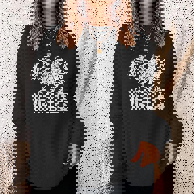 ラグビーボール ウェールズドラゴン メンズ レディース ボーイズ ガールズ ウェールズ スウェットシャツ 彼女への贈り物