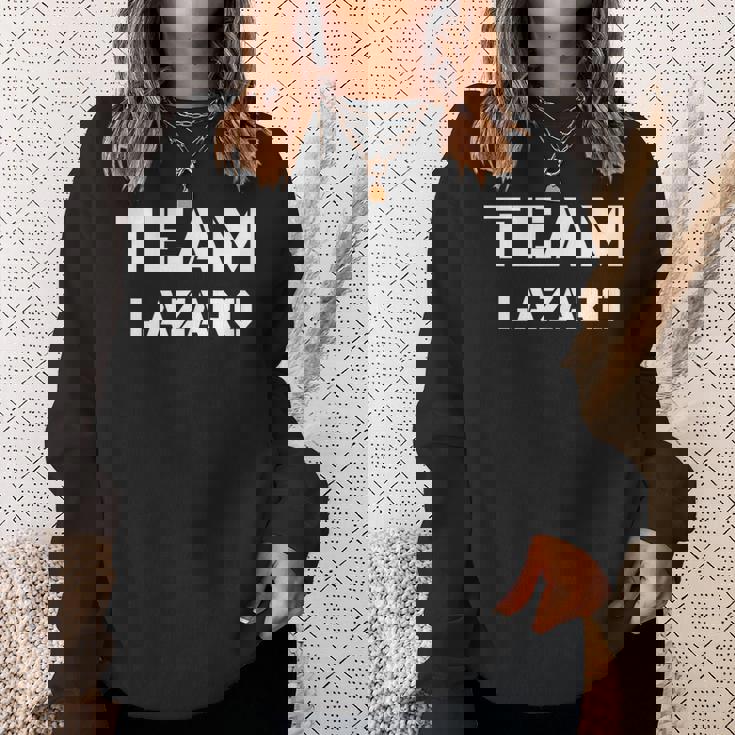 ラザロが好きな人のためのチームラザロ服 スウェットシャツ 彼女への贈り物