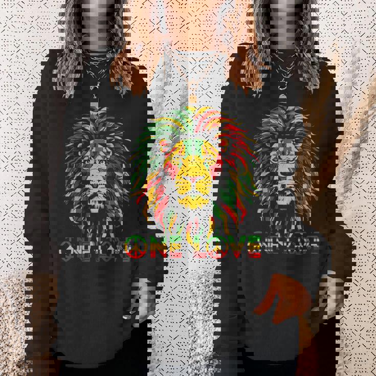 ラスタ レゲエ ライオン ジャマイカ ルーツ ユダのライオン ラスタファリ スウェットシャツ 彼女への贈り物