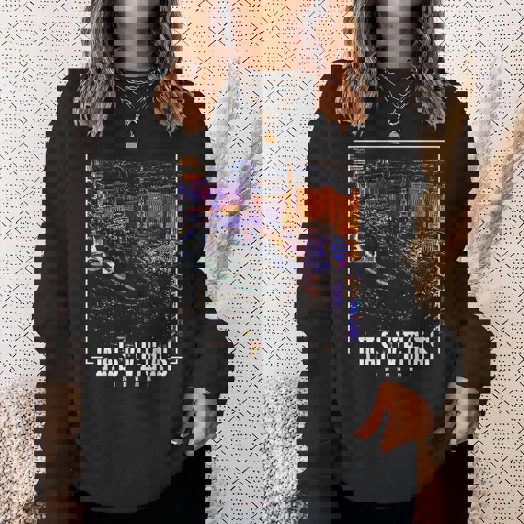 ラスベガス 夜のネバダスカイライン お土産 ラスベガス スウェットシャツ 彼女への贈り物