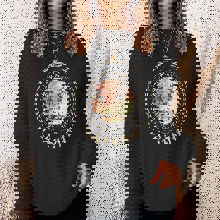 ラハイナ ハワイ マウイ ハワイアン スウェットシャツ 彼女への贈り物