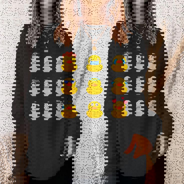 ラバーアヒル、きしむアヒル、ナインバスダック、ラバーアヒル スウェットシャツ 彼女への贈り物