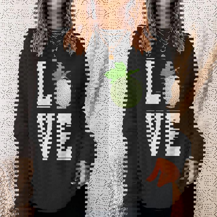 ラブカンタロープ メロン アウトフィット マスクメロン スウェットシャツ 彼女への贈り物