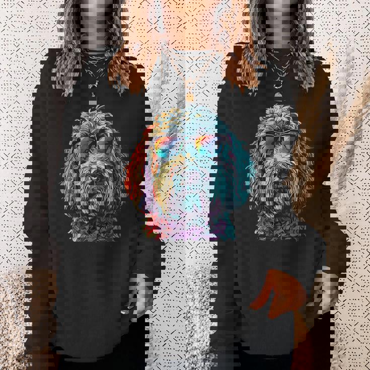 ラブラドゥードル・ドゥードル・ママ 犬 犬のママ 毛皮の友達 スウェットシャツ 彼女への贈り物