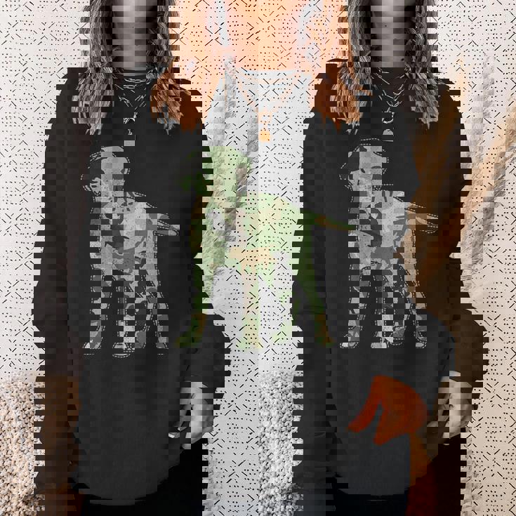 ラブラドール 迷彩 スウェットシャツ 彼女への贈り物