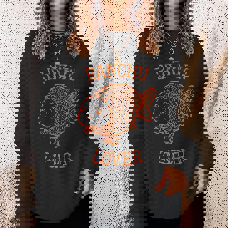 ランチュウ金魚 スウェットシャツ 彼女への贈り物