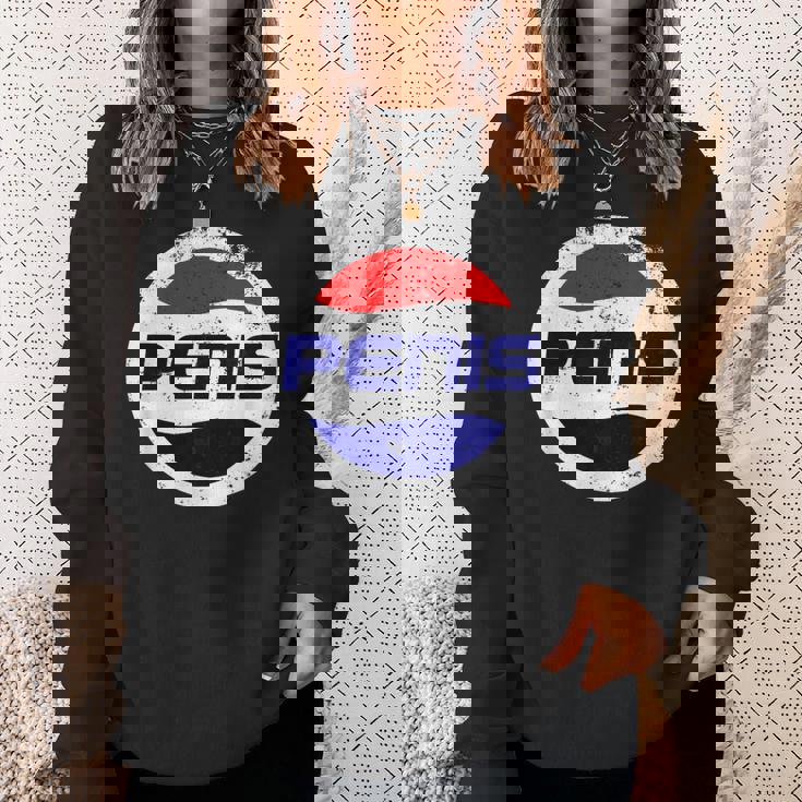 リフレッシュペニス飲料 面白いディックジョーク スウェットシャツ 彼女への贈り物