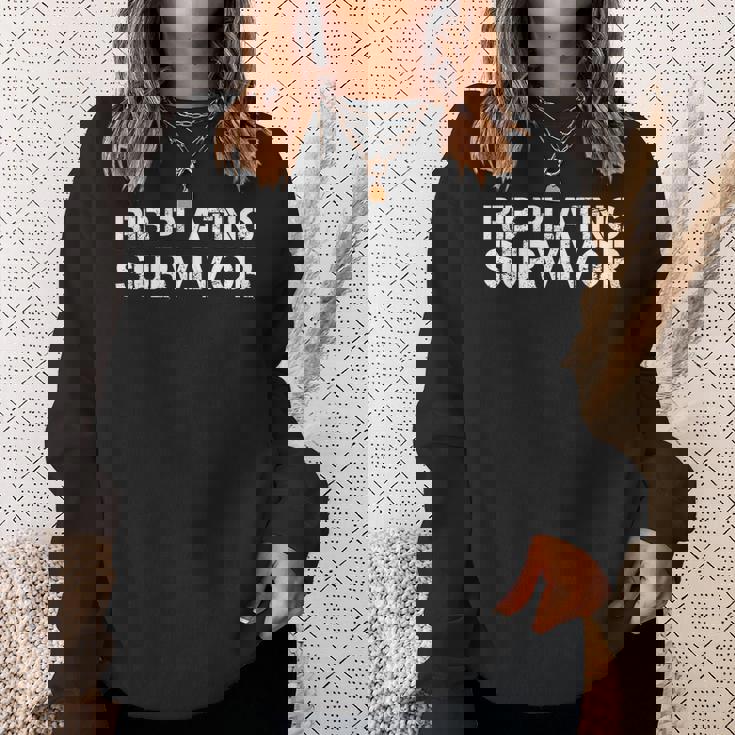 リブメッキサバイバー スウェットシャツ 彼女への贈り物