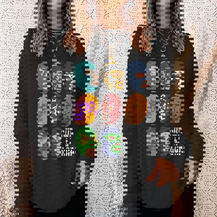 ルチャ・リブレ「ビバ・ラ・ルチャ！」 スウェットシャツ 彼女への贈り物