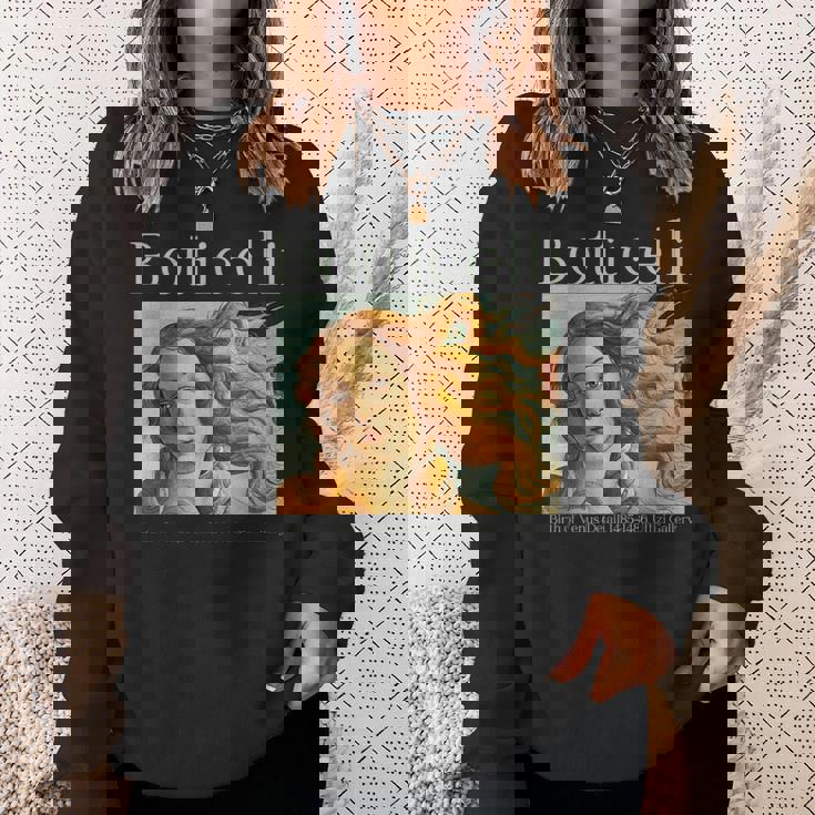 ルネッサンス美的ボッティチェリ ヴィーナスの誕生 アートデザイン スウェットシャツ 彼女への贈り物