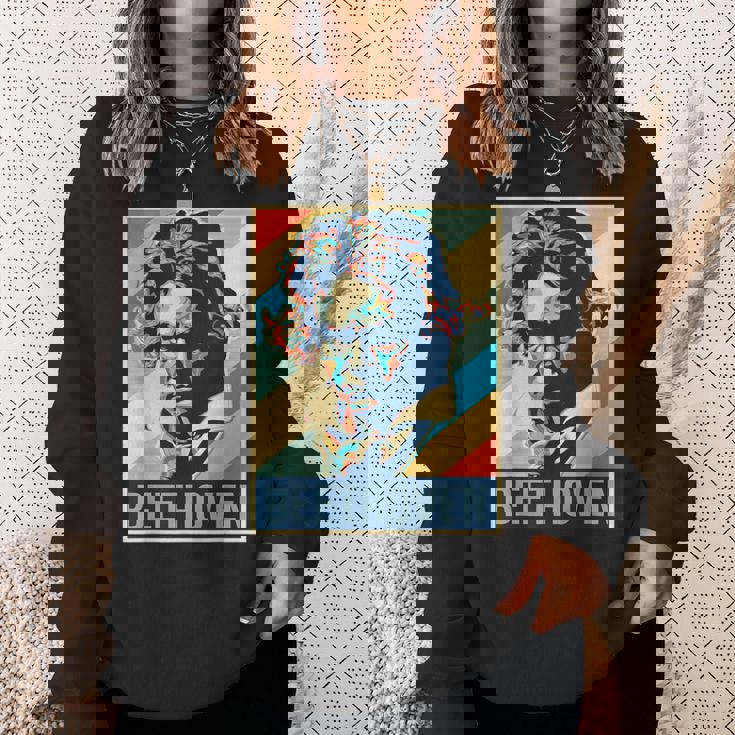 ルートヴィヒ・ヴァン・ベートーヴェン ポスター ミュージシャン 作曲家 スウェットシャツ 彼女への贈り物