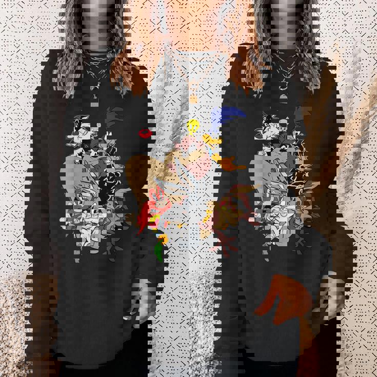 ルーニー・テューンズ メインキャラクター グループtシャツ スウェットシャツ 彼女への贈り物