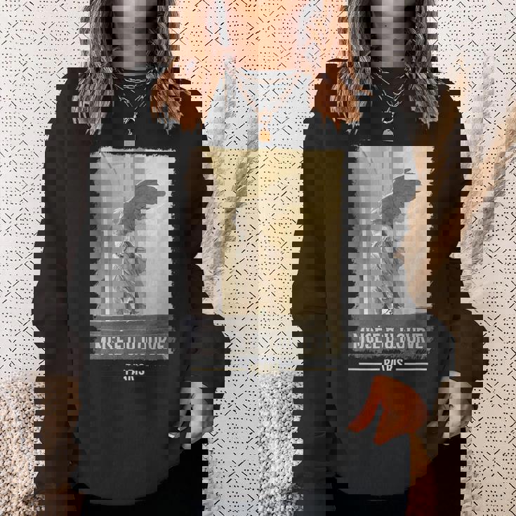 ルーヴル美術館 パリ フランス 翼のある勝利 筆プリント スウェットシャツ 彼女への贈り物