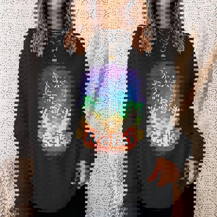 レイキのシンボル スウェットシャツ 彼女への贈り物