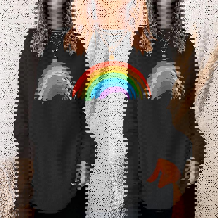 レインボーデザイン レインボー スウェットシャツ 彼女への贈り物