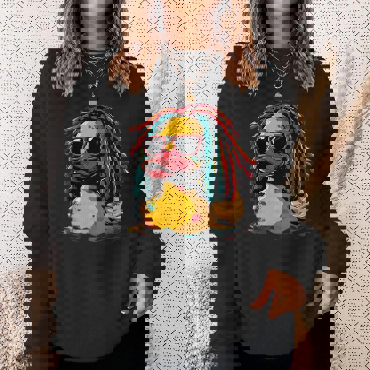 レゲエ ラバー アヒル ゴム アヒルの子 ジャマイカ ジャマイカ ルーツ スウェットシャツ 彼女への贈り物